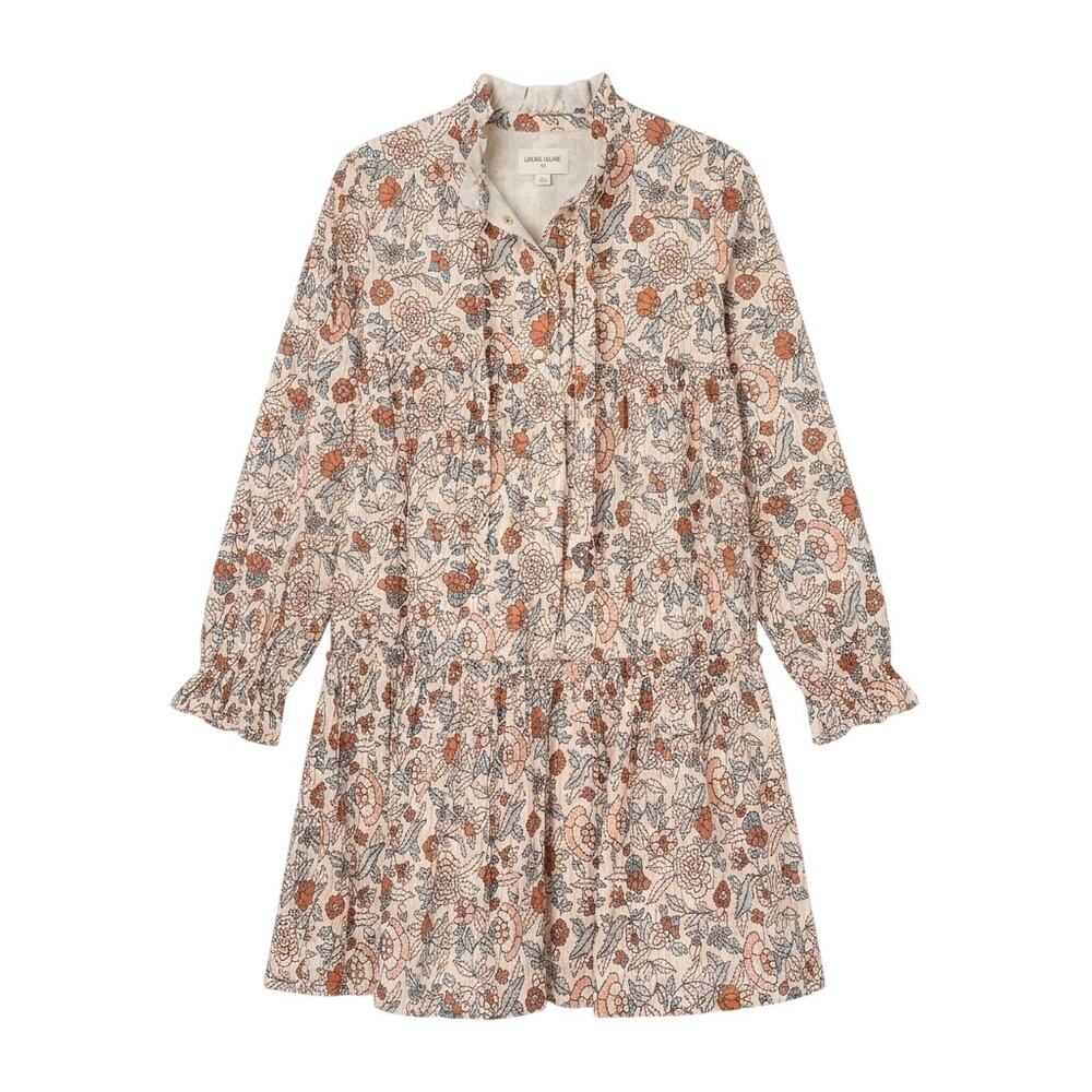Louis Louise Paris Long Sleeve Floral Dress Size Girls 8